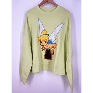 2025 Walt Disney World Parks Tinker Bell Sweatshirt 1X Green Embroidery  NWT